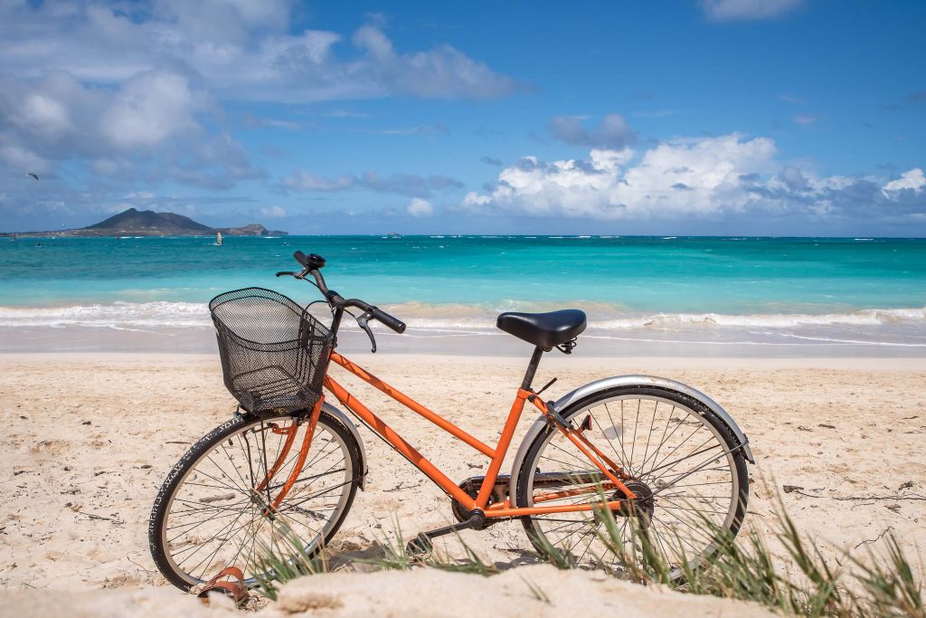 Bicicletta sulla spiaggia