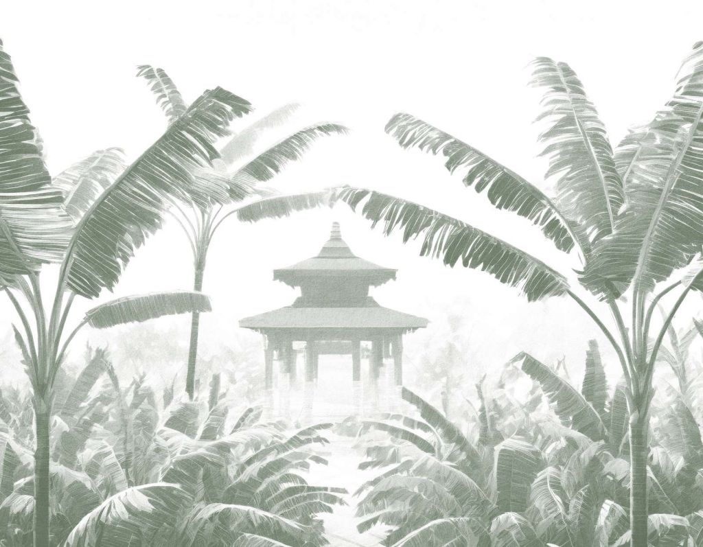 Giardino del Tempio Nebbioso, verde