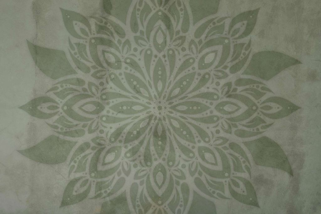 Green Vintage Mandala