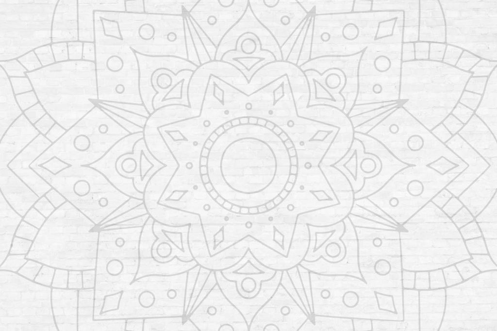 Geometrico grigio Mandala