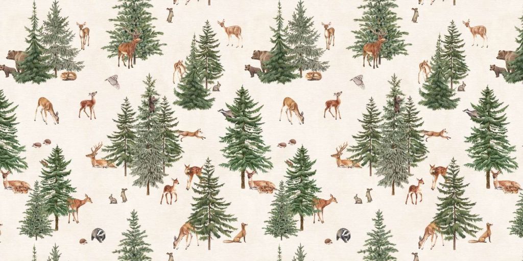 Pine Forest - White - 120