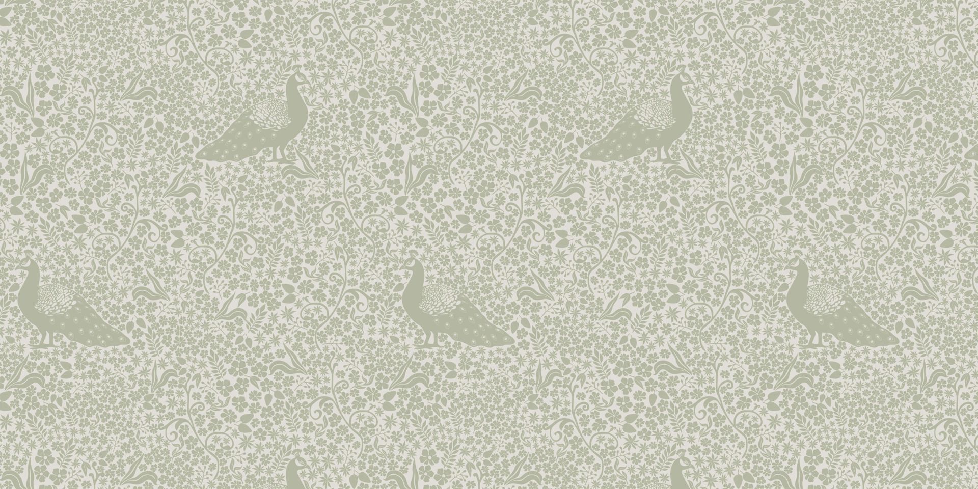 Motivo Royal Peacock Damask - verde